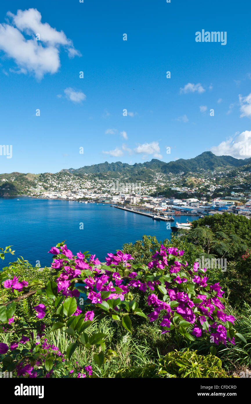 Kingstown Hafen, St. Vincent, St. Vincent und die Grenadinen, Windward Islands, West Indies, Karibik, Mittelamerika Stockfoto