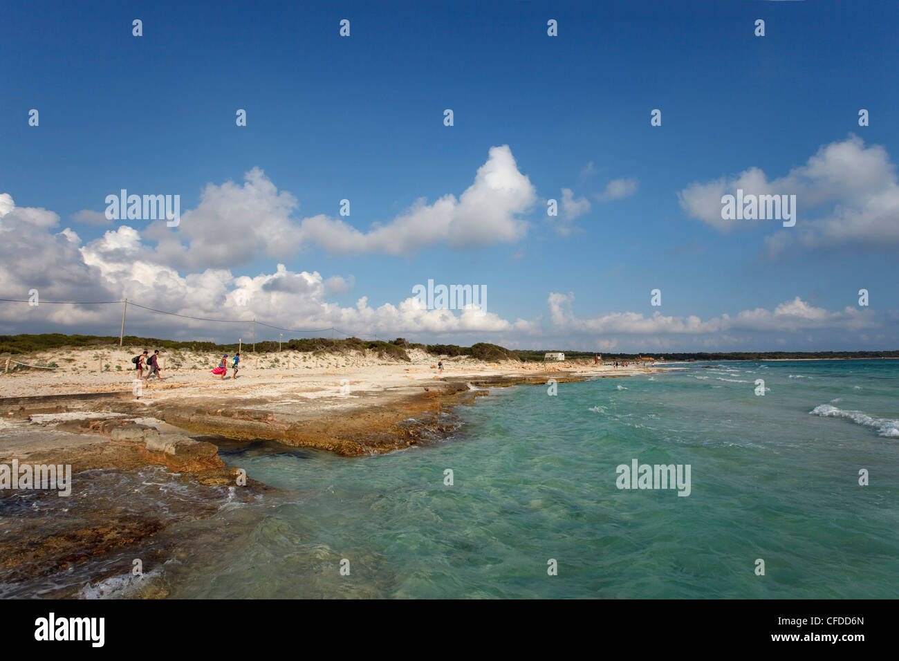 Es Trenc, Playa, Strand, in der Nähe von Colonia de Sant Jordi, Mallorca,  Balearen, Spanien, Europa Stockfotografie - Alamy