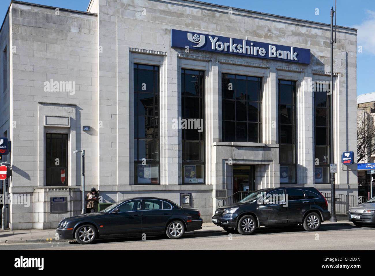Yorkshire Bank, Halifax, West Yorkshire, England, UK. Stockfoto