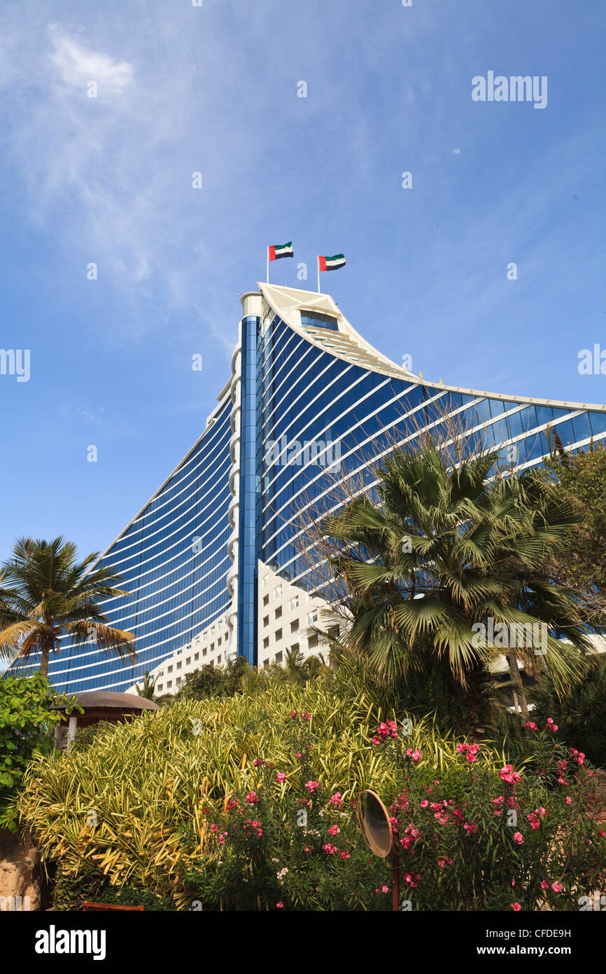 Jumeirah Beach Hotel, Jumeirah Beach, Dubai, Vereinigte Arabische Emirate, Naher Osten Stockfoto