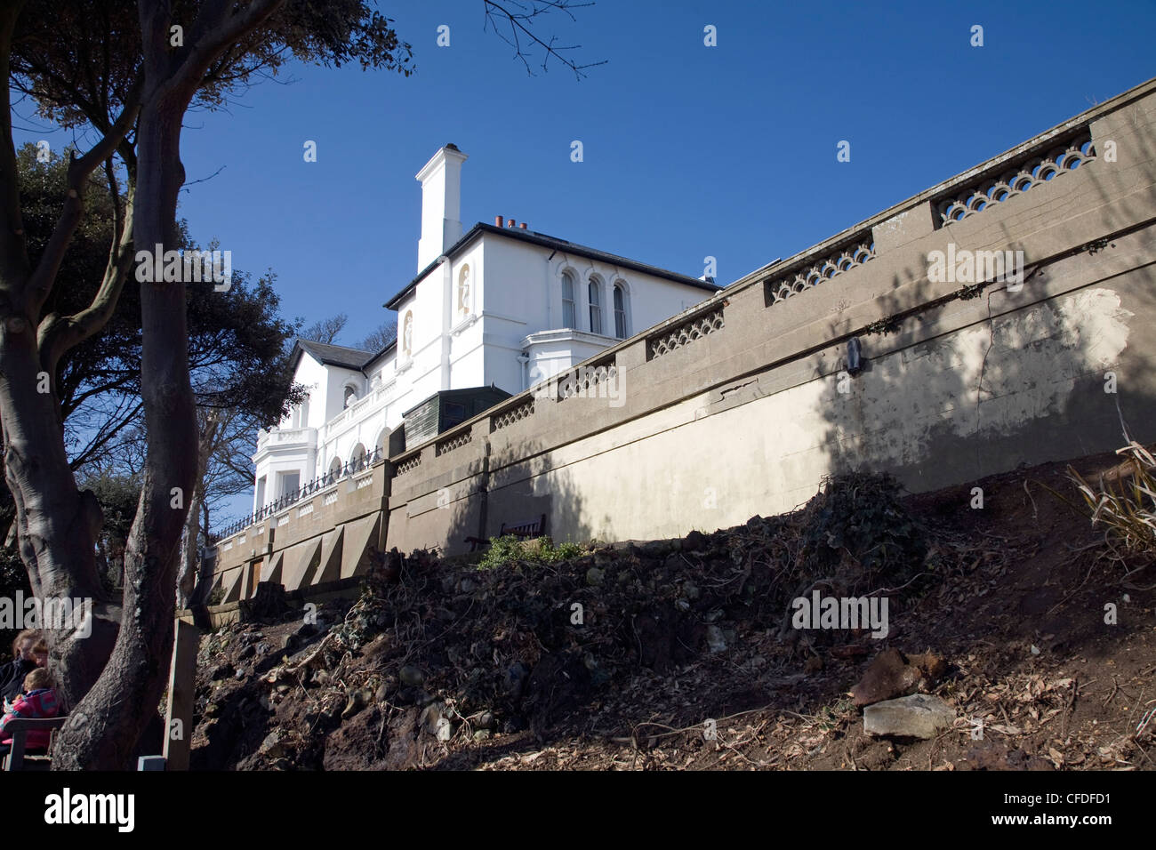 South Beach Villa, Felixstowe, Suffolk, England Stockfoto