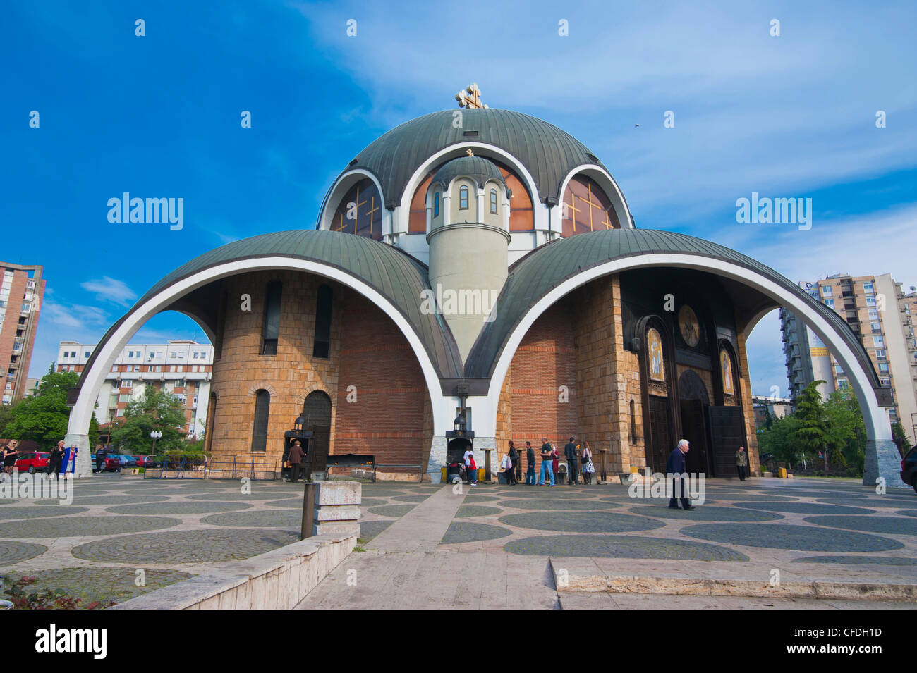 St. Clemens von Ohrid, Skopje Kathedrale, Skopje, Mazedonien, Europa Stockfoto