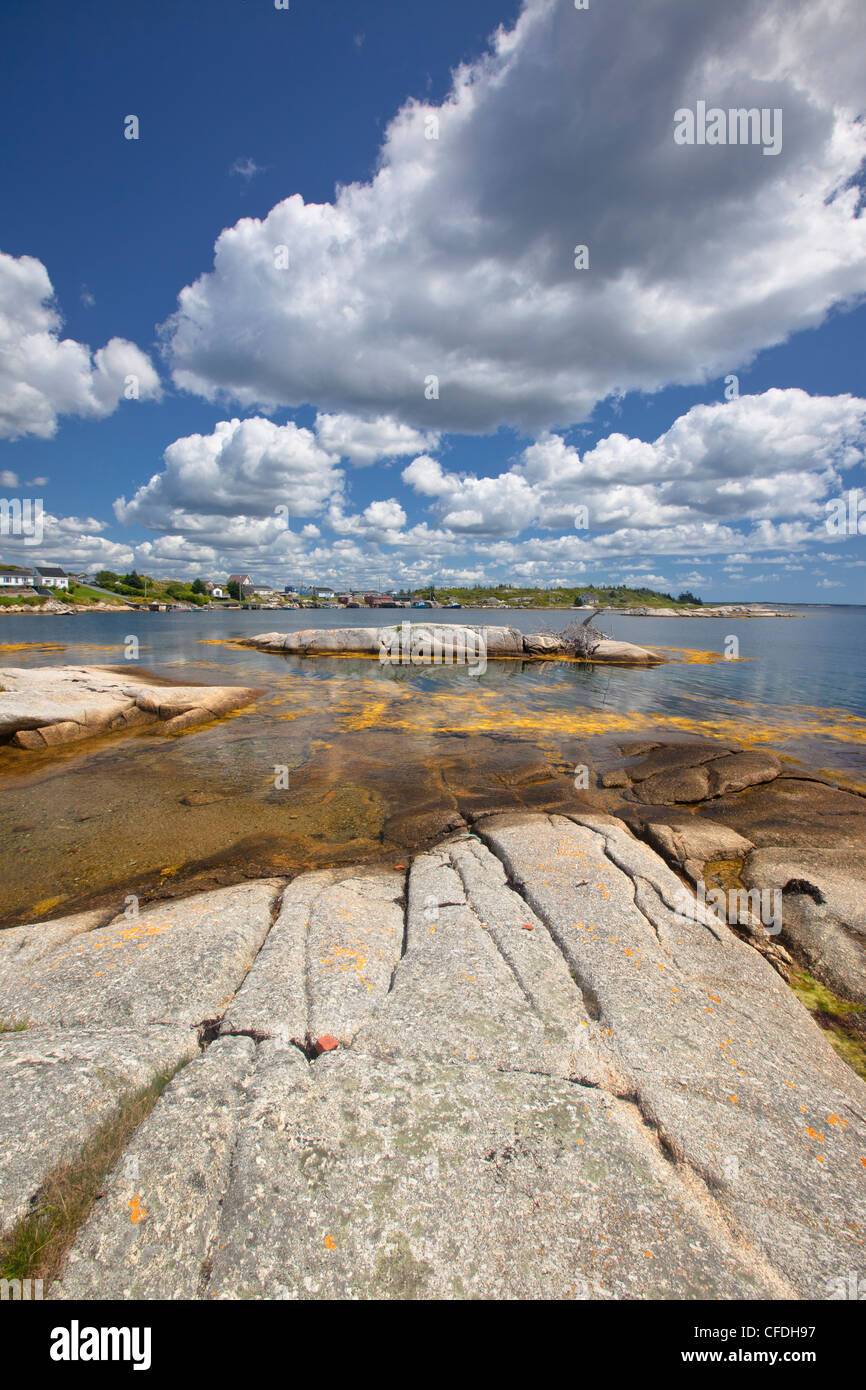 Küste, geringere Aussichten, Nova Scotia, Kanada Stockfoto