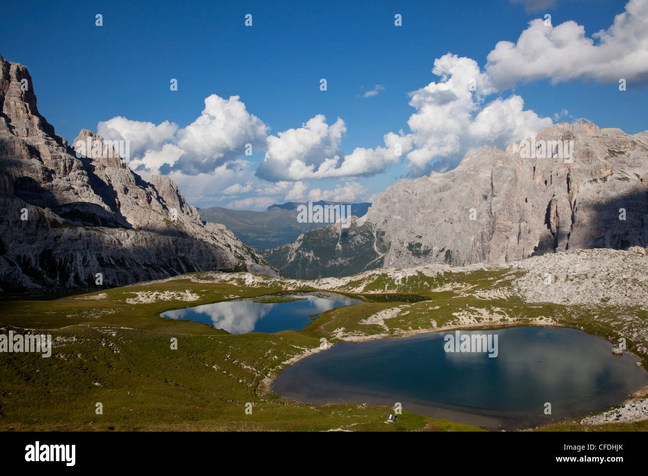 Alpine Teiche, Dolomiten, Ostalpen, Provinz Belluno, Italien, Europa Stockfoto
