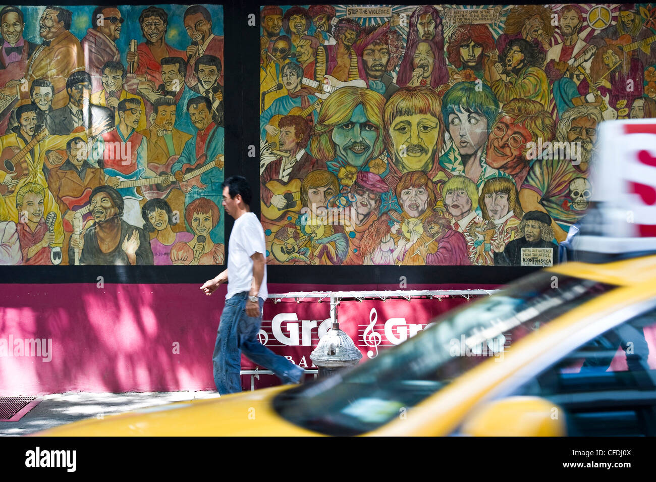 Graffiti, Greenwich Village, Manhattan, New York City, New York, USA Stockfoto