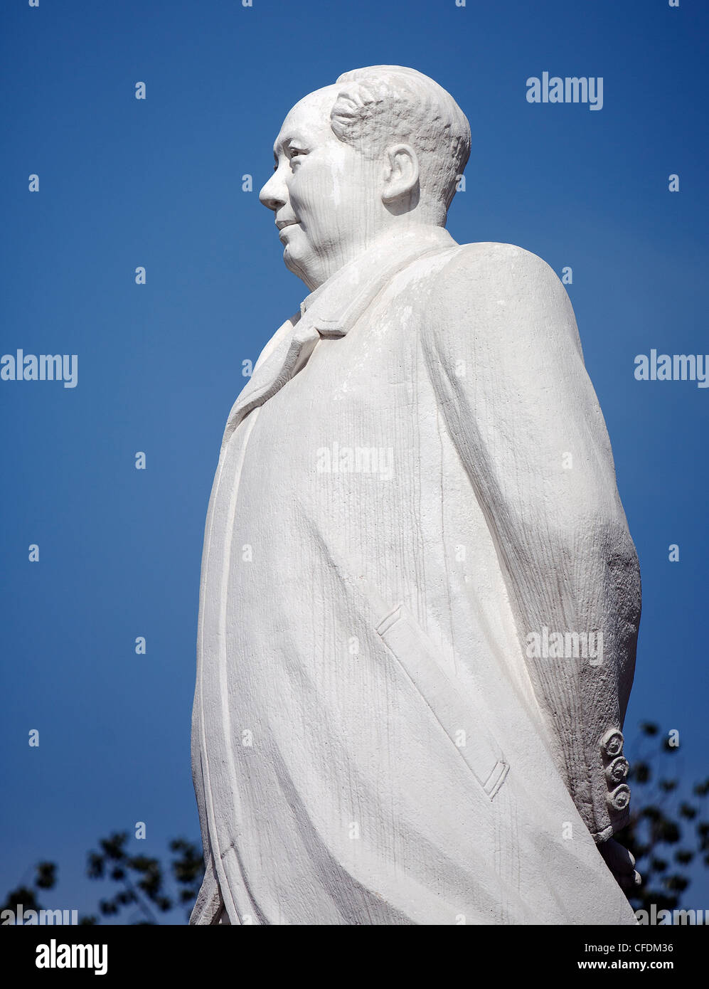 Astatue von der Volksrepublik China des Vorsitzenden Mao Tsedong, berühmter Führer der kommunistischen Partei Chinas, Beijing, China Stockfoto