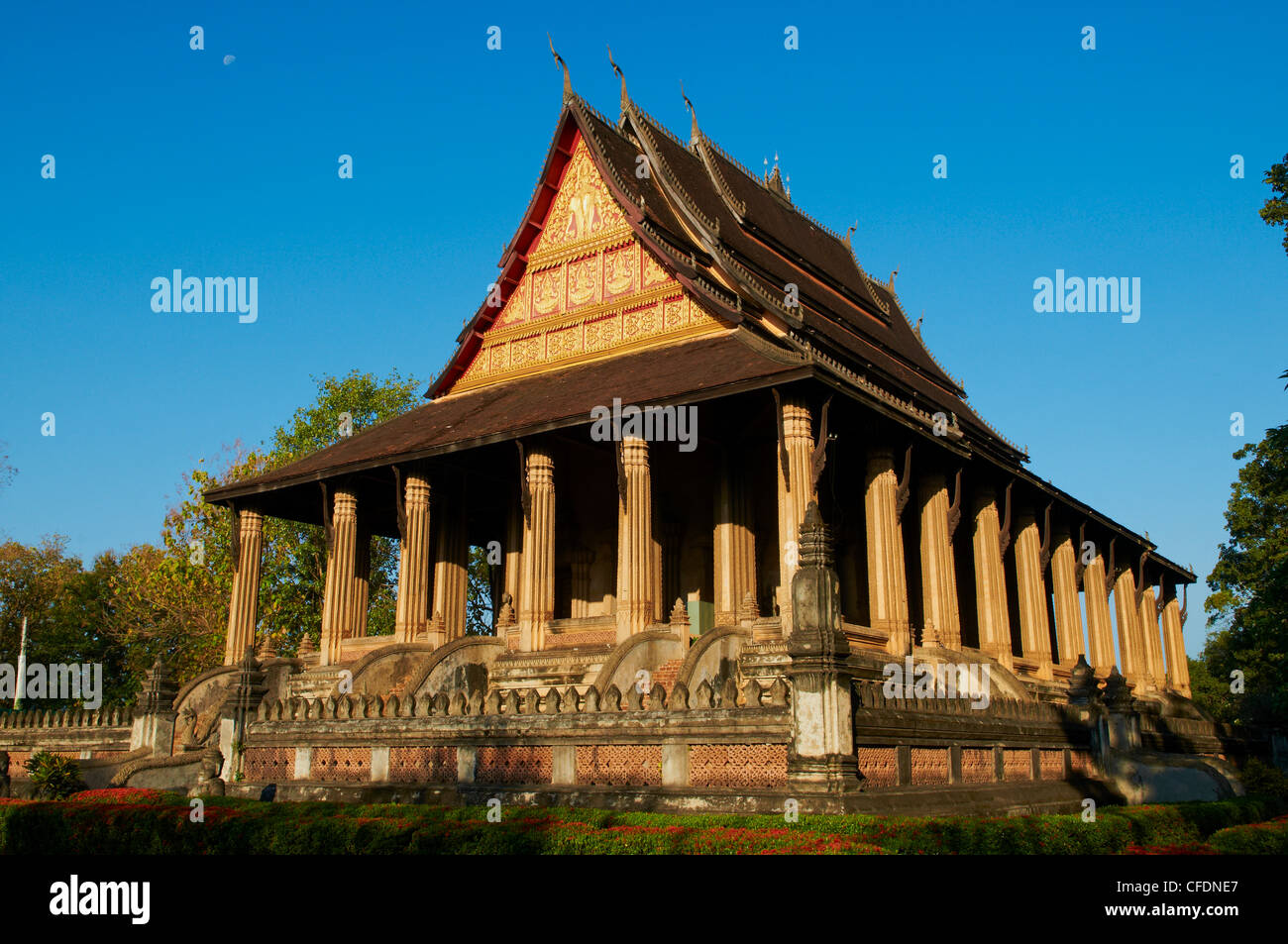 Haw Pha Kaeo Tempel aus dem Jahr 1565, jetzt National Museum für religiöse Kunst, Vientiane, Laos, Indochina, Südostasien, Asien Stockfoto