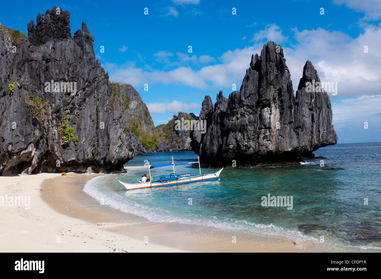 Bacuit Archipels in El Nido, Palawan Island, Philippinen, Südostasien, Asien Stockfoto