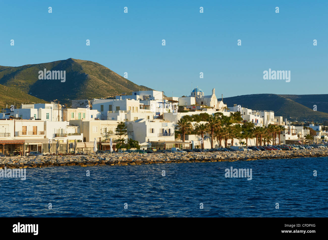 Parikia (Chora), Insel Paros, Cyclades, griechische Inseln, Griechenland, Europa Stockfoto