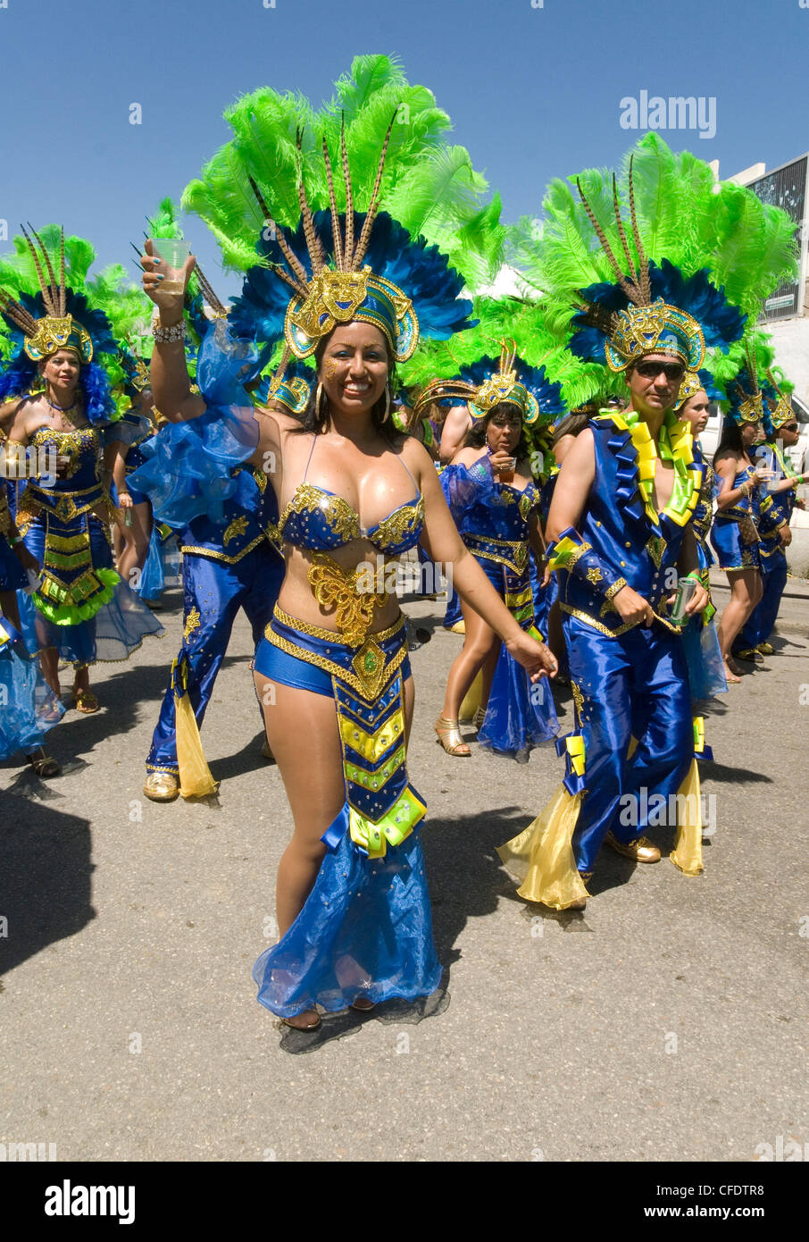 Karibischen Karneval, März 2011, San Nicolas, Aruba, Niederländische Antillen, West Indies, Karibik, Mittelamerika Stockfoto