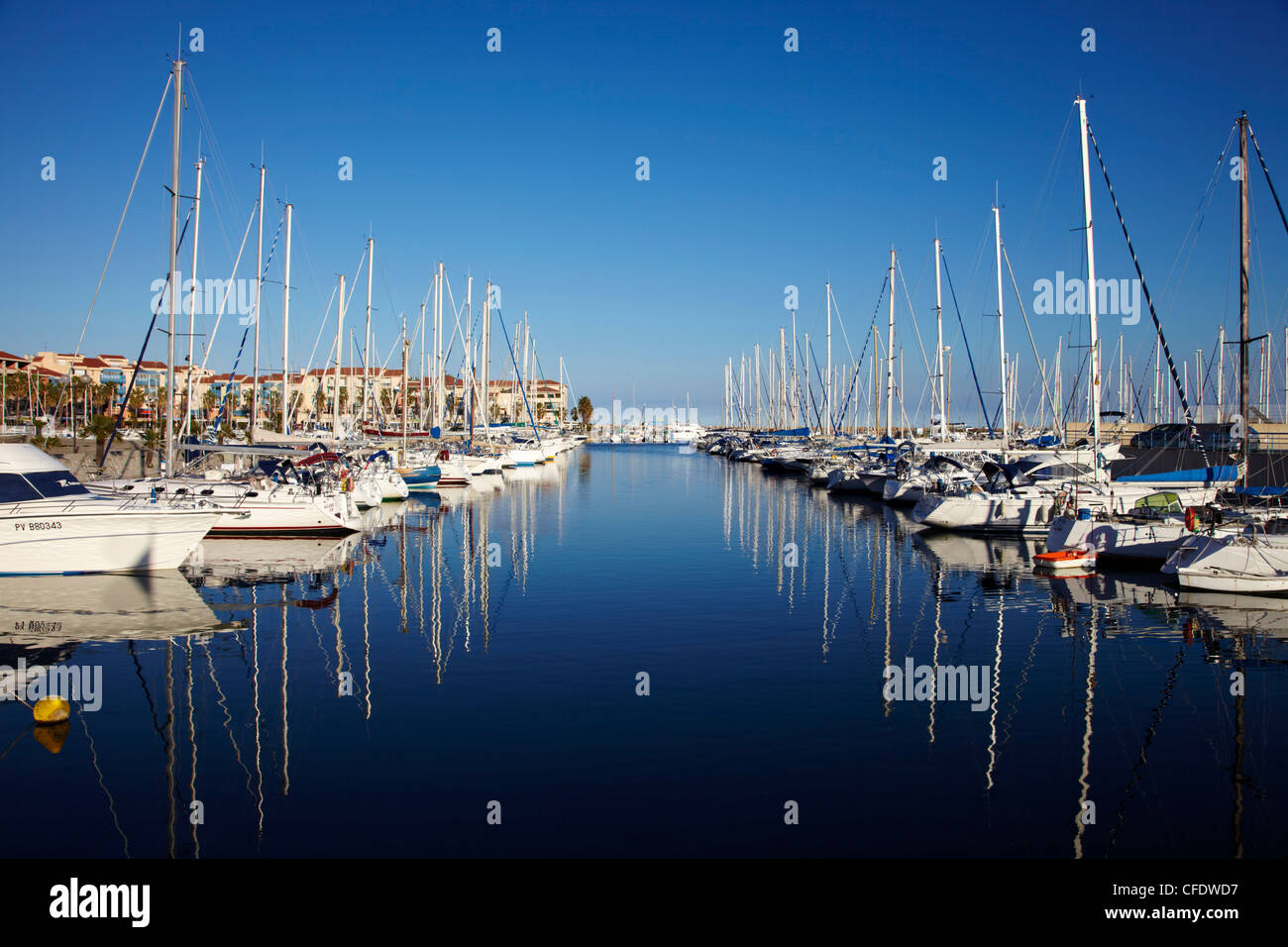 Argeles Port Argeles Sur Mer, Cote Vermeille, Languedoc Roussillon, Frankreich, Europa Stockfoto