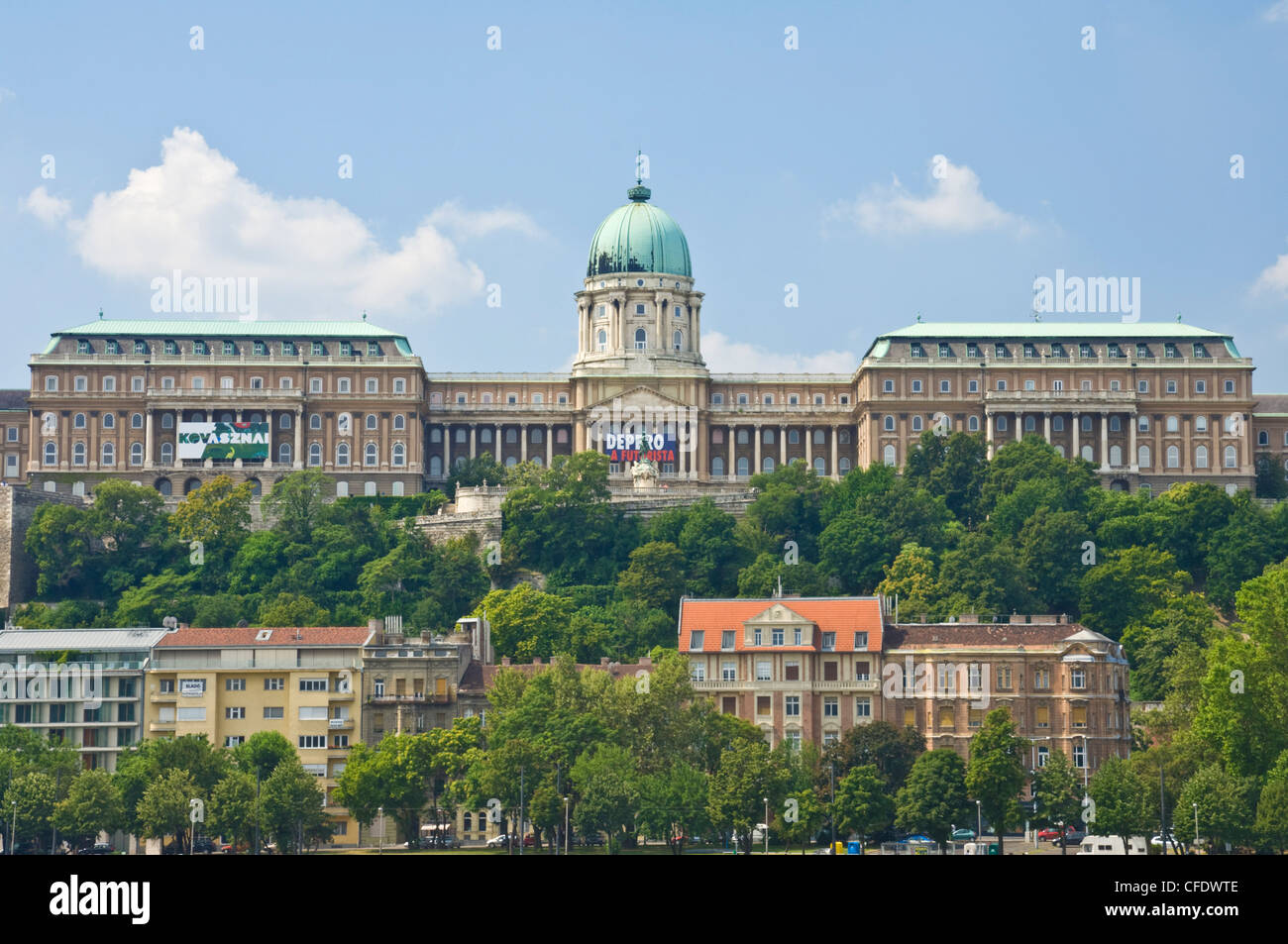 Ungarische Nationalgalerie, Teil des königlichen Palastes, Budaer Burg, Burgviertel, Budapest, Ungarn, Europa Stockfoto