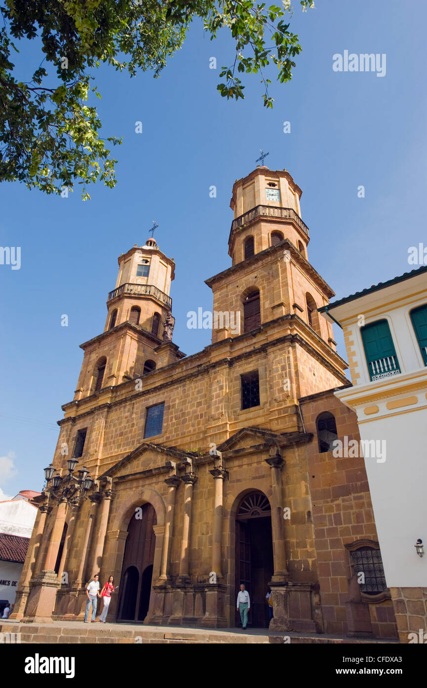 Das 18. Jahrhundert Kathedrale, San Gil, Kolumbien, Südamerika Stockfoto
