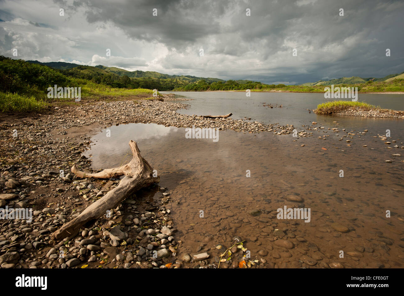 Sigatoka River, Viti Levu, Fidschi, Melanesien, Ozeanien, Pazifik Stockfoto