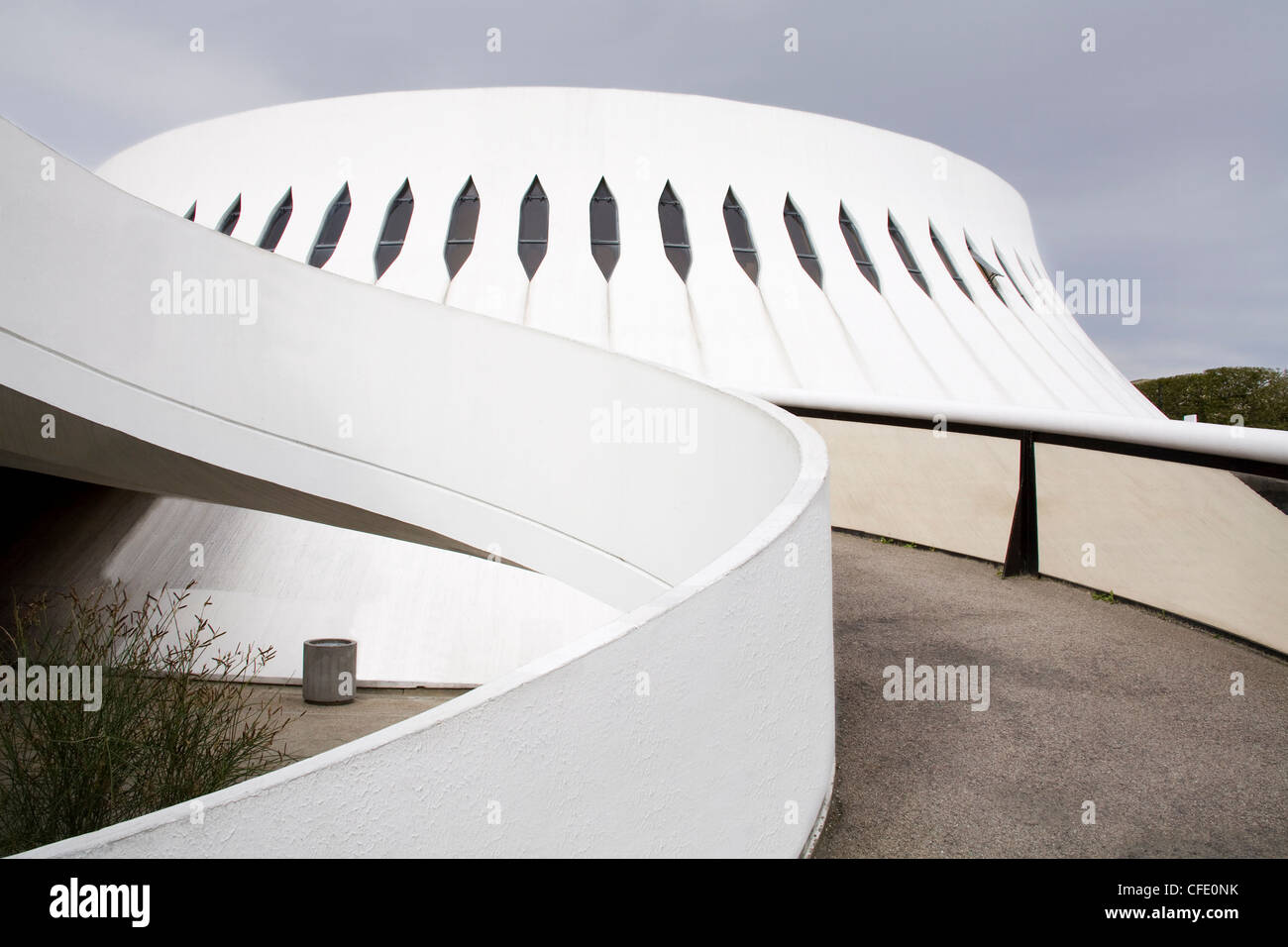 Das Volcan Kulturzentrum entworfen von Oscar Niemeyer, Le Havre, Normandie, Frankreich, Europa Stockfoto