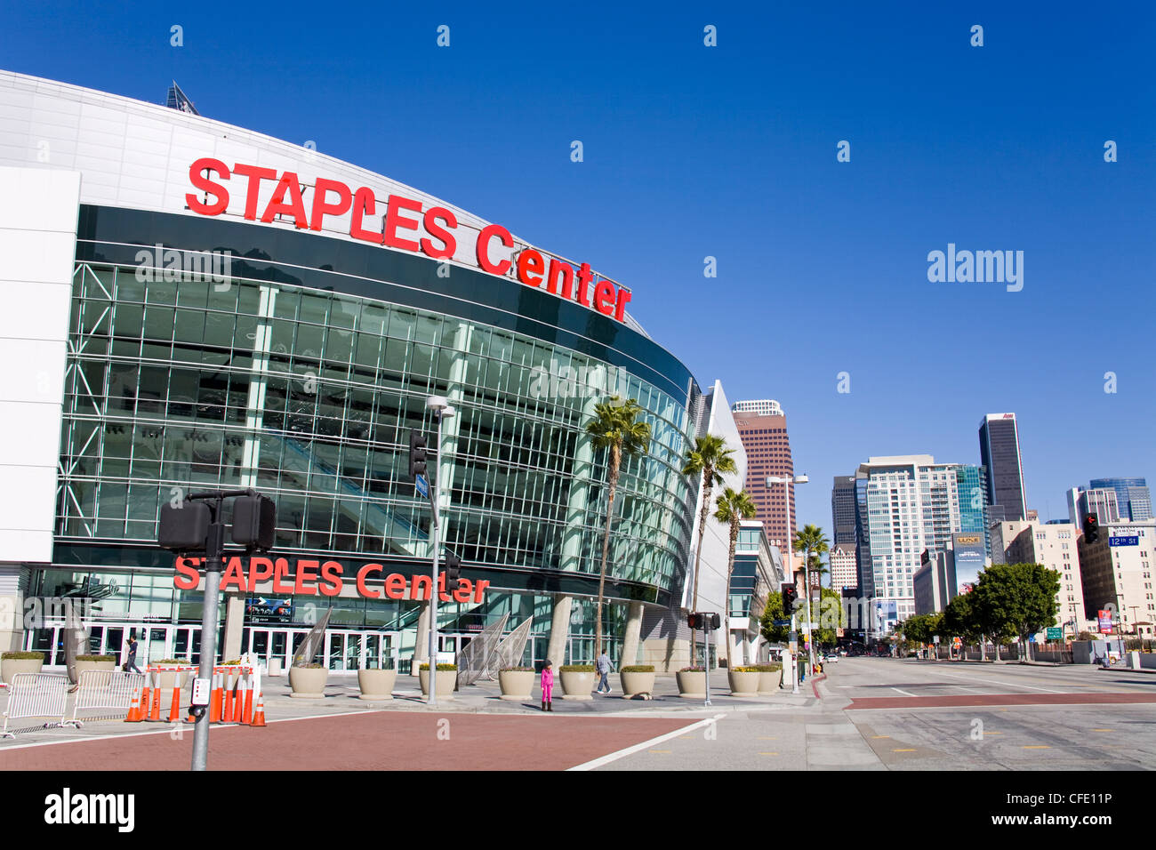 Staples Center, Los Angeles, California, Vereinigte Staaten von Amerika, Stockfoto