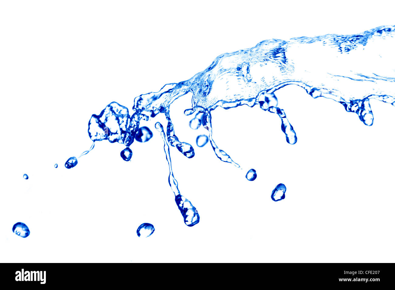 Spritzwasser Stockfoto