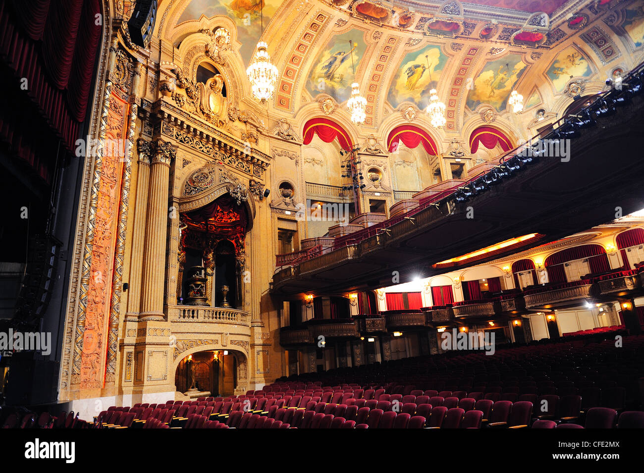 Chicago Theater innen Stockfoto