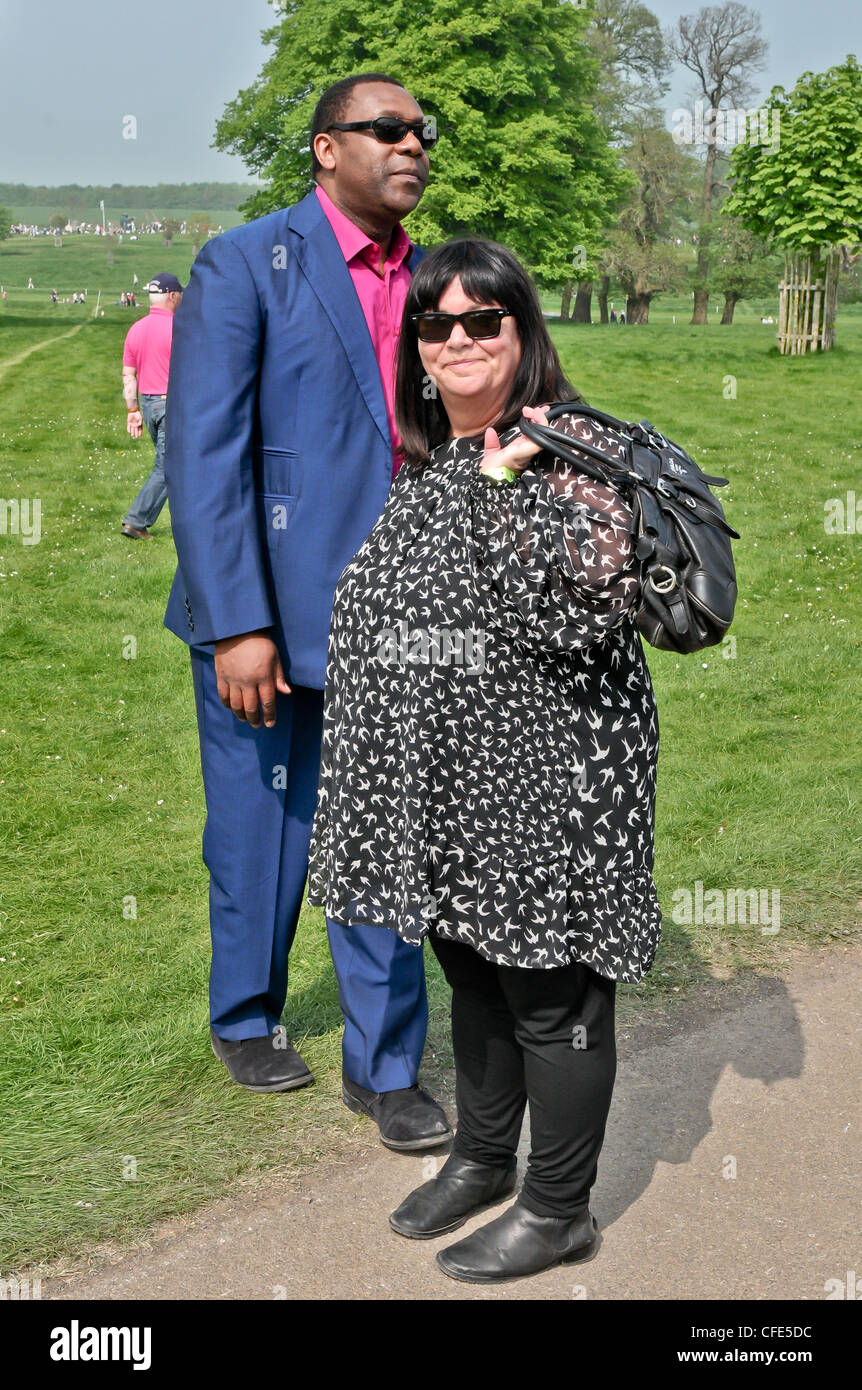 Lenny Henry und Dawn French bei Badminton Horse Trails, 2011 Stockfoto