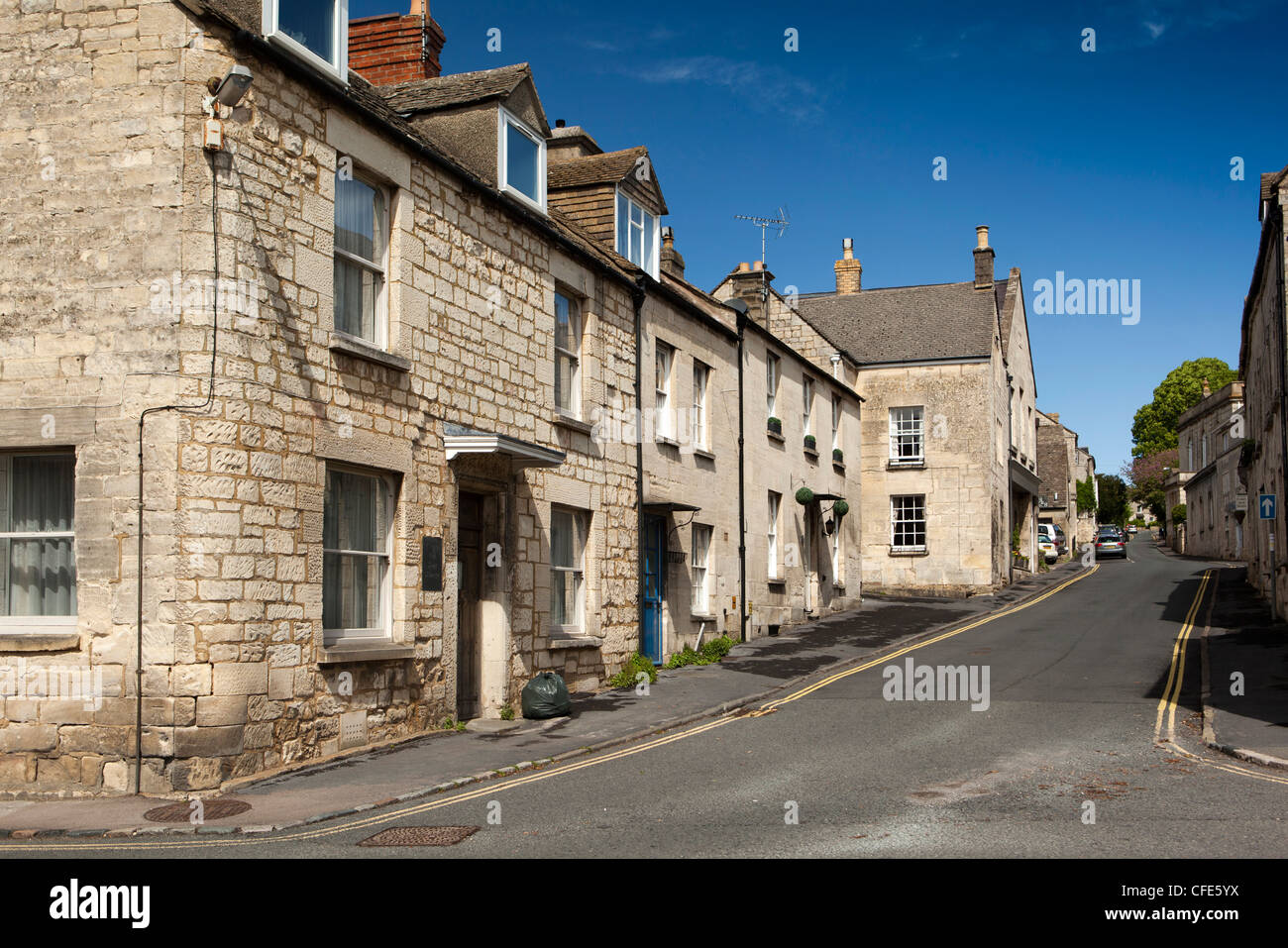 UK, Gloucestershire, Stroud, Painswick, Gloucester Road Stockfoto