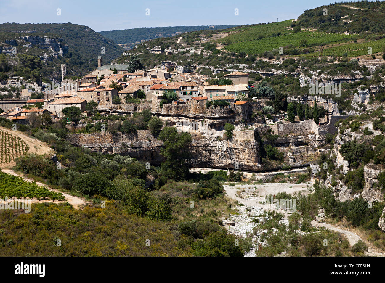 Minerve, ein Dorf der Katharer Languedoc, Herault, Frankreich Stockfoto