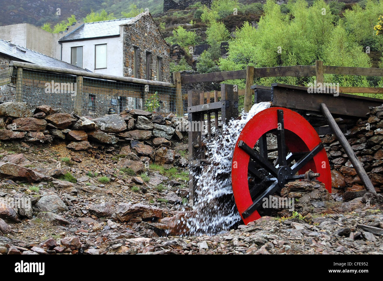 Sygun Kupfer Mine Sehenswürdigkeit in Wales Stockfoto