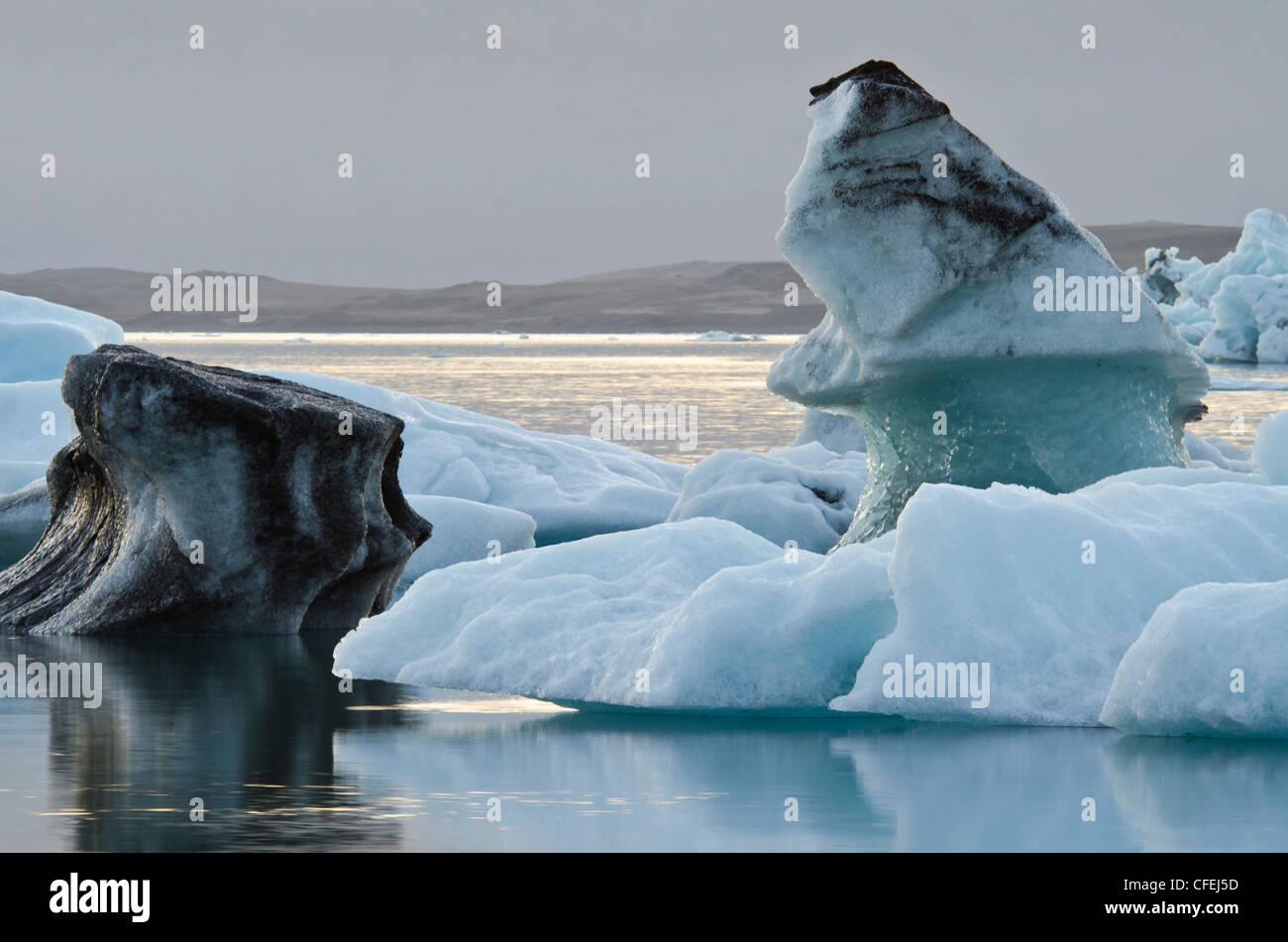 Jökulsarlón Gletscherlagune. Island nach Osten. Polarregionen Stockfoto