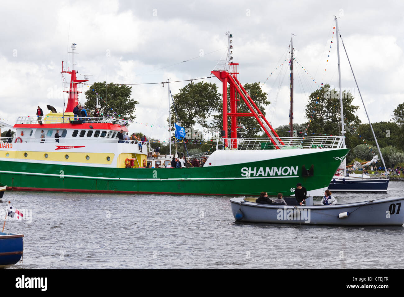 Sail 2010 Amsterdam Veranstaltung in den Niederlanden beginnt mit der spektakulären Segel-Parade. Stockfoto