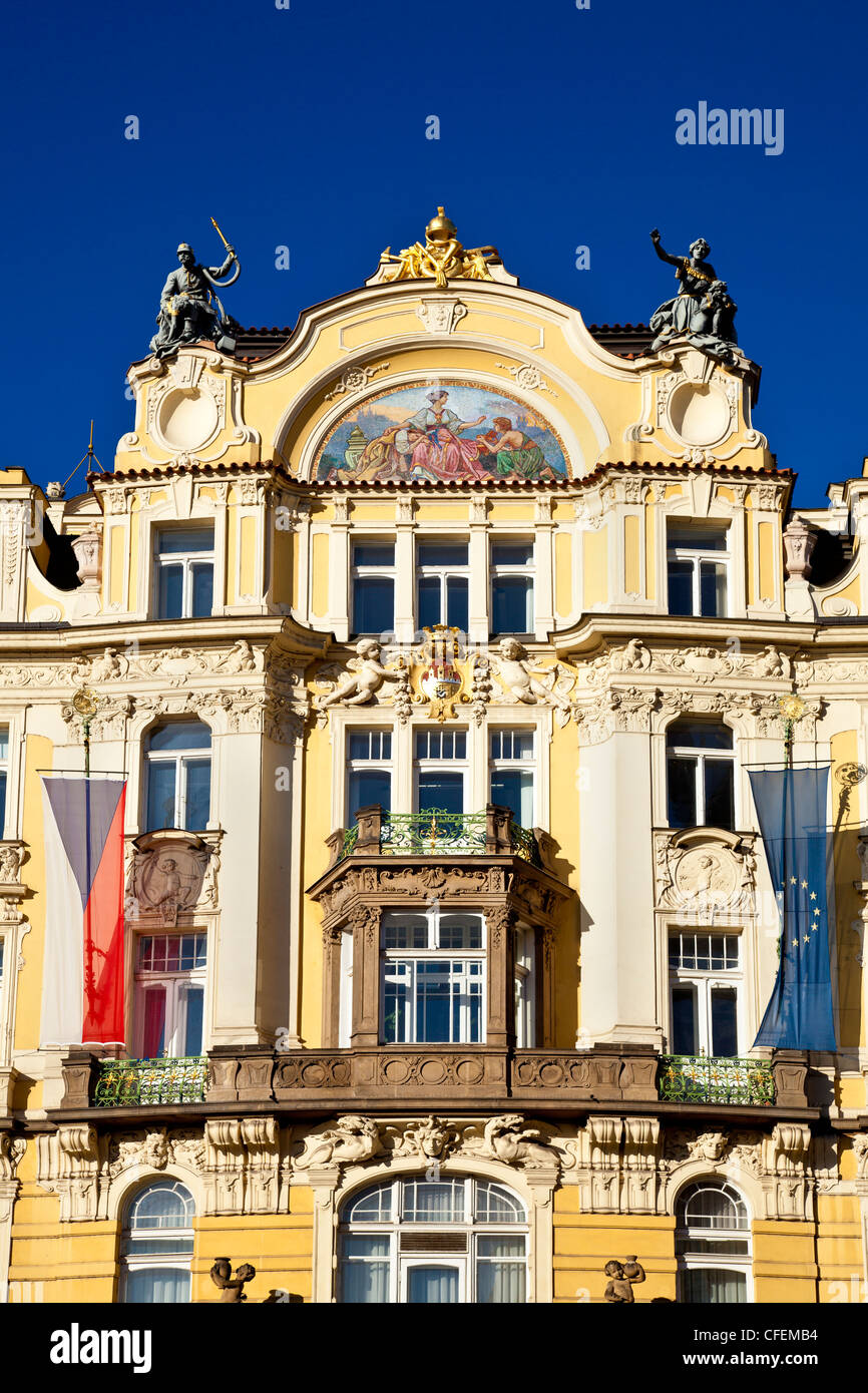 Ministry of Commerce in the Old Town, Prag, Tschechische Republik Stockfoto