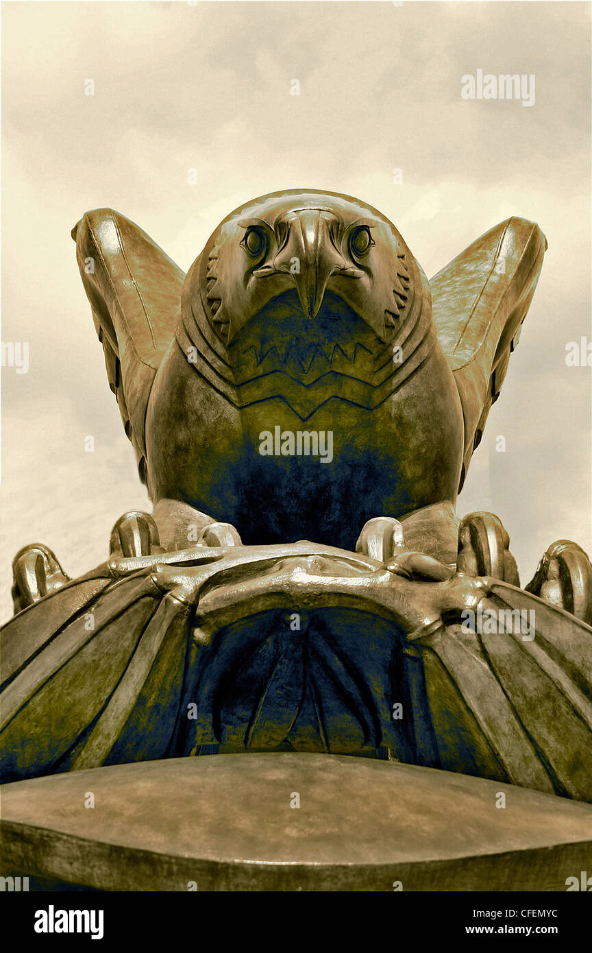 Der Bronze Adler Stockfoto