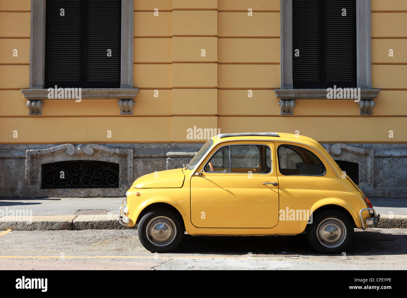 Oldtimer, Fiat 500, Italien, Europa Stockfoto
