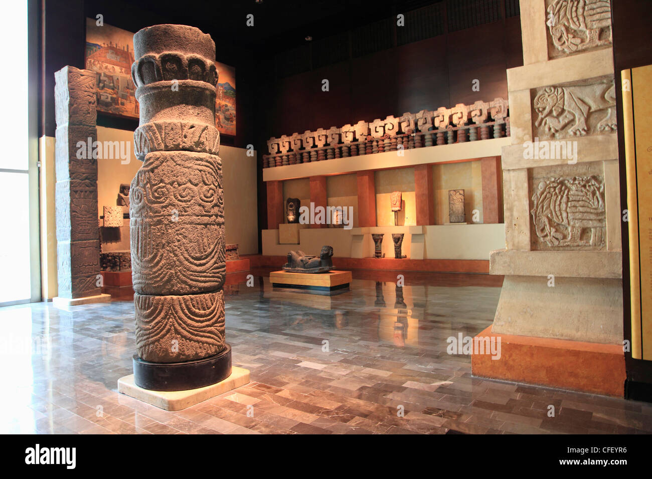 Nationalmuseum für Anthropologie, Mexiko-Stadt, Mexiko Stockfoto