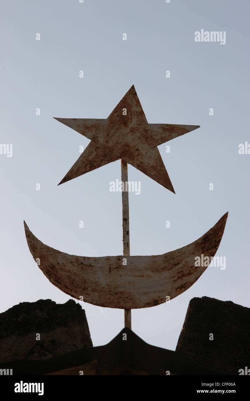 Muslimische Symbole, Bamako, Mali, Westafrika, Afrika Stockfoto