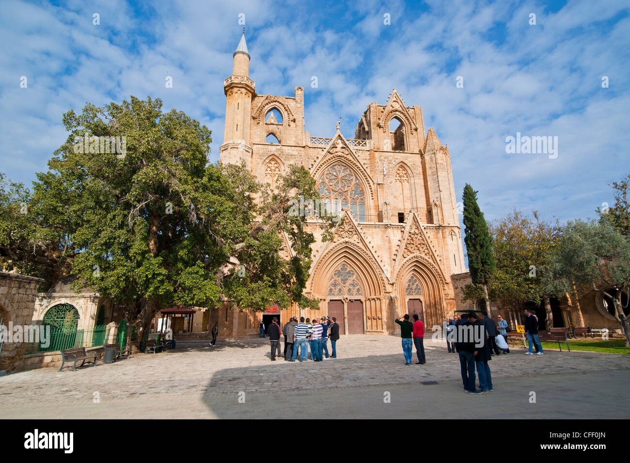 Lala Mustafa Pasa Moschee, Famagusta, türkischen Teil von Zypern, Europa Stockfoto