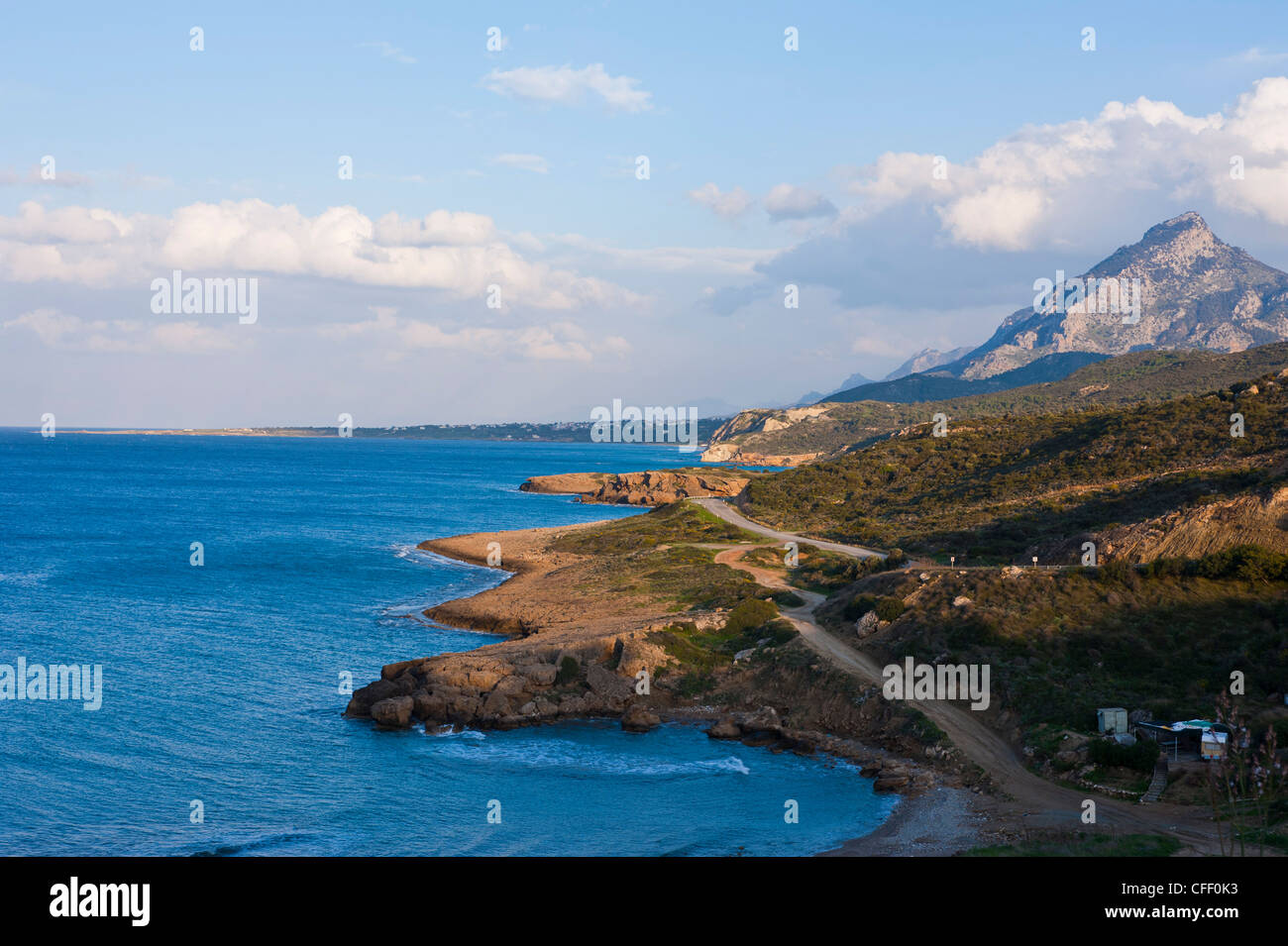 Korucam Halbinsel, türkischen Teil von Zypern, Zypern, Mittelmeer, Europa Stockfoto