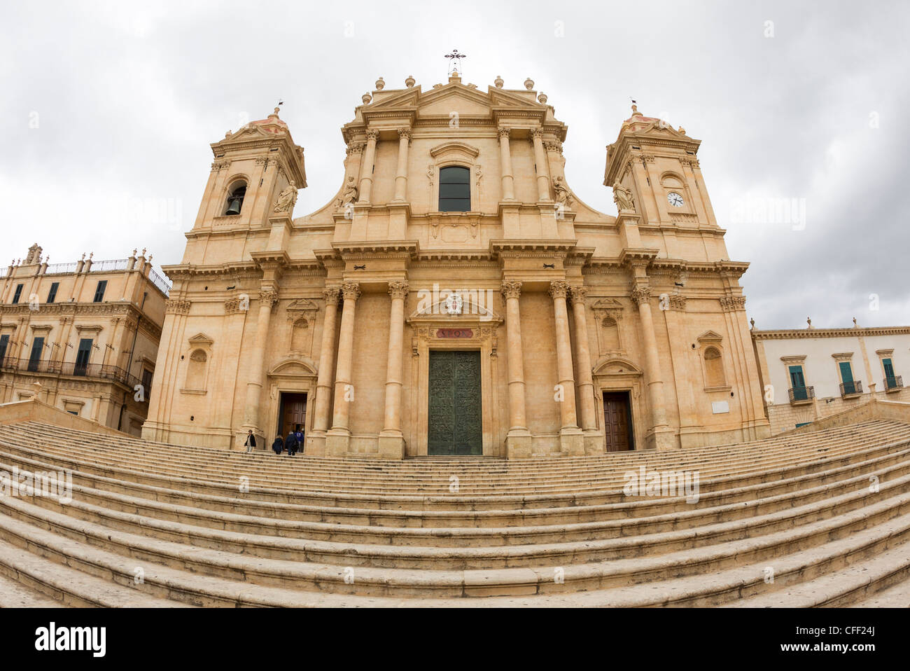Der Duomo (Kathedrale) in Noto, Sizilien (Basilica Cattedrale di San Nicolo) Stockfoto