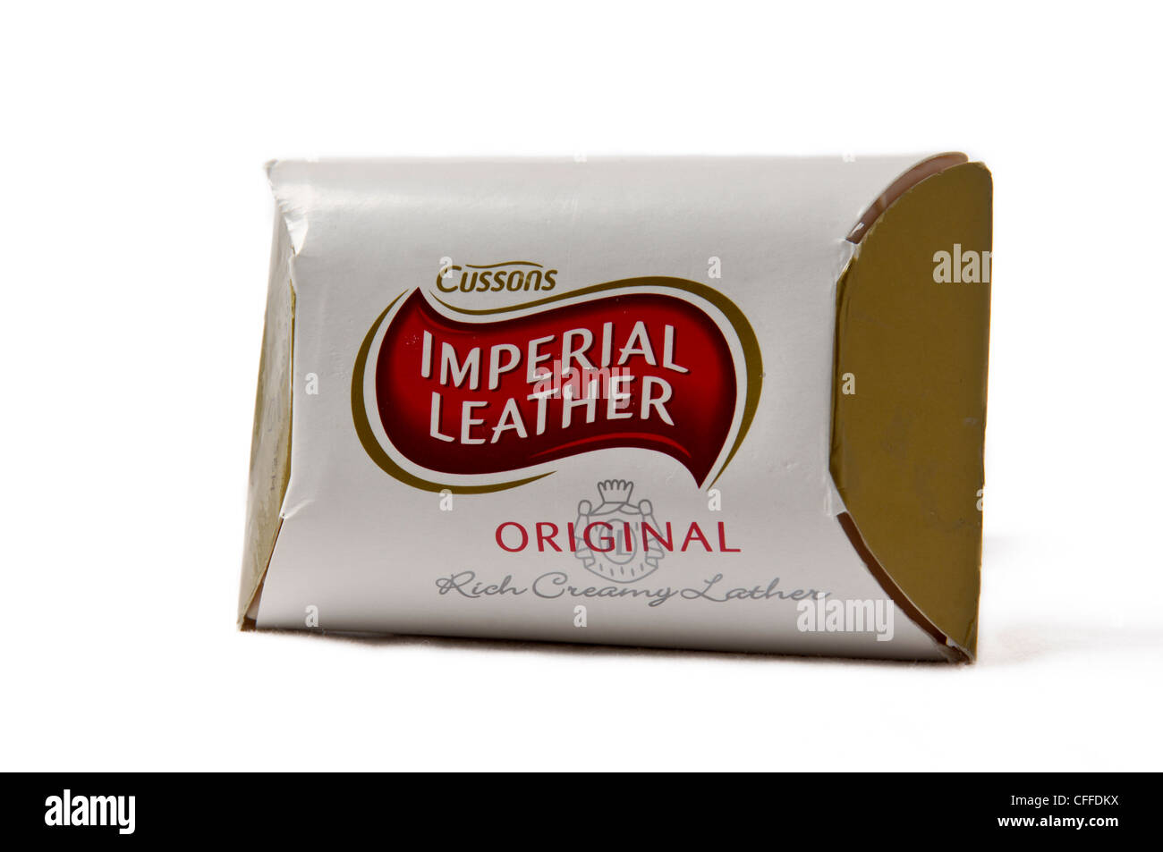 Imperial Lederseife gemachten Cussons ist ein britischer Hand waschen Produkt. Stockfoto