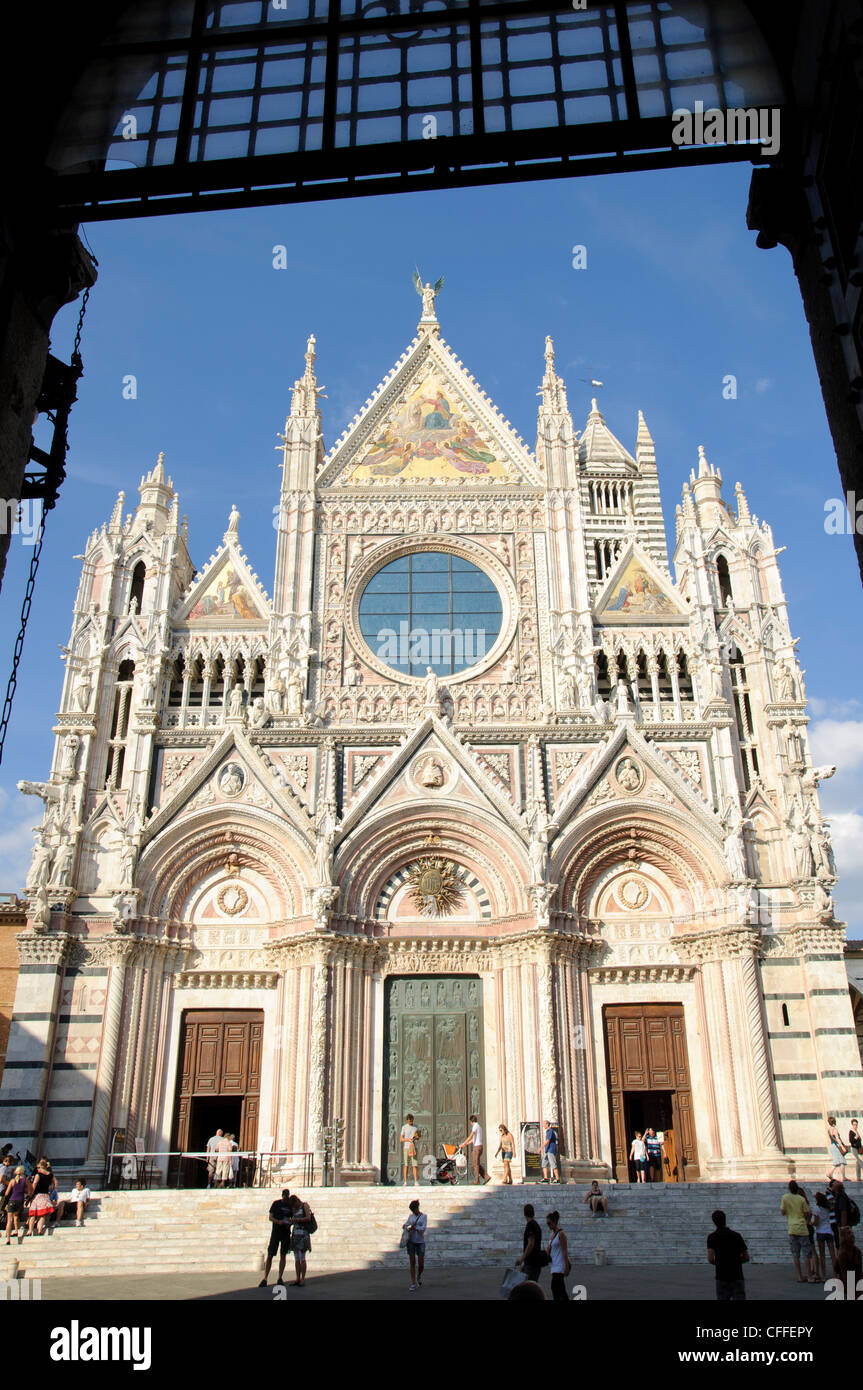 Dom von Siena (Duomo Santa Maria Assunta), Siena, Toskana, Italien, Europa Stockfoto