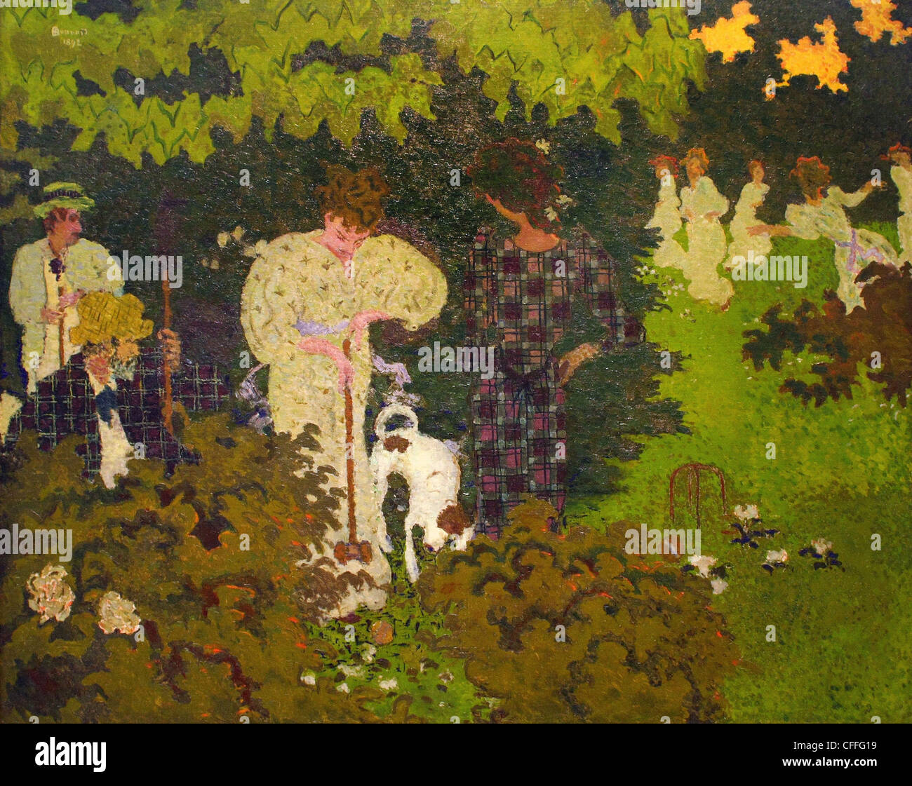 Pierre Bonnard Crépuscule 1892 XIX Jahrhunderts Musée d ' Orsay - Paris Stockfoto