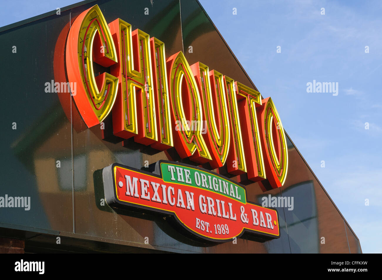 Chiquito mexikanischen Chili restaurant Stockfoto