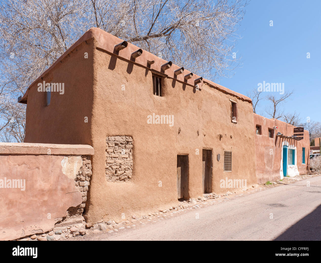 Älteste Haus, Santa Fe Stockfoto