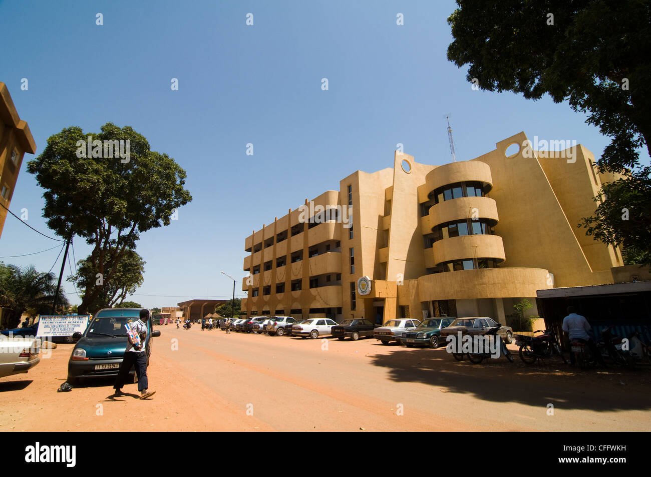 Das Zentrum Von Ouagadougou Hauptstadt Von Burkina Faso Stockfotografie Alamy