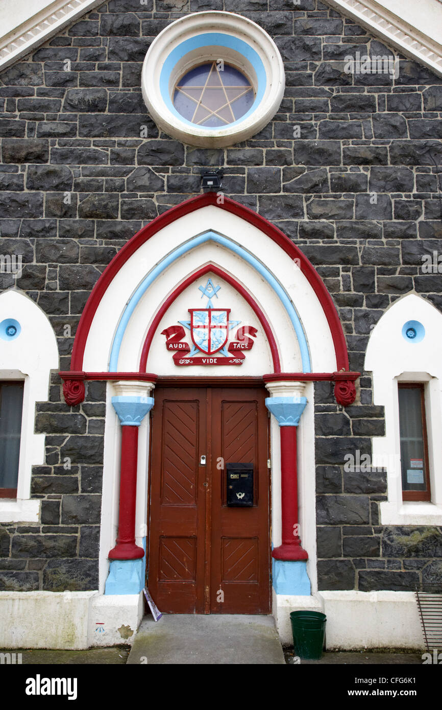 Freimaurer Hall Antrim Masonic lodge County Antrim-Nordirland-Großbritannien Stockfoto