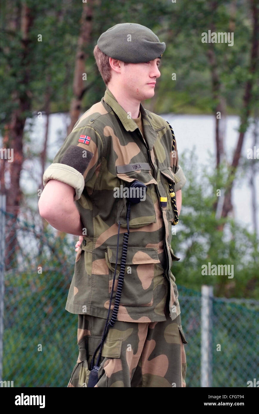 NorwegenKirkenes der einzige norwegische Land Grenzübergang nach