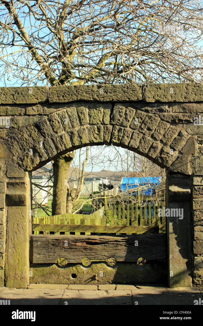 Aktien Southowram Calderdale Halifax Stockfoto