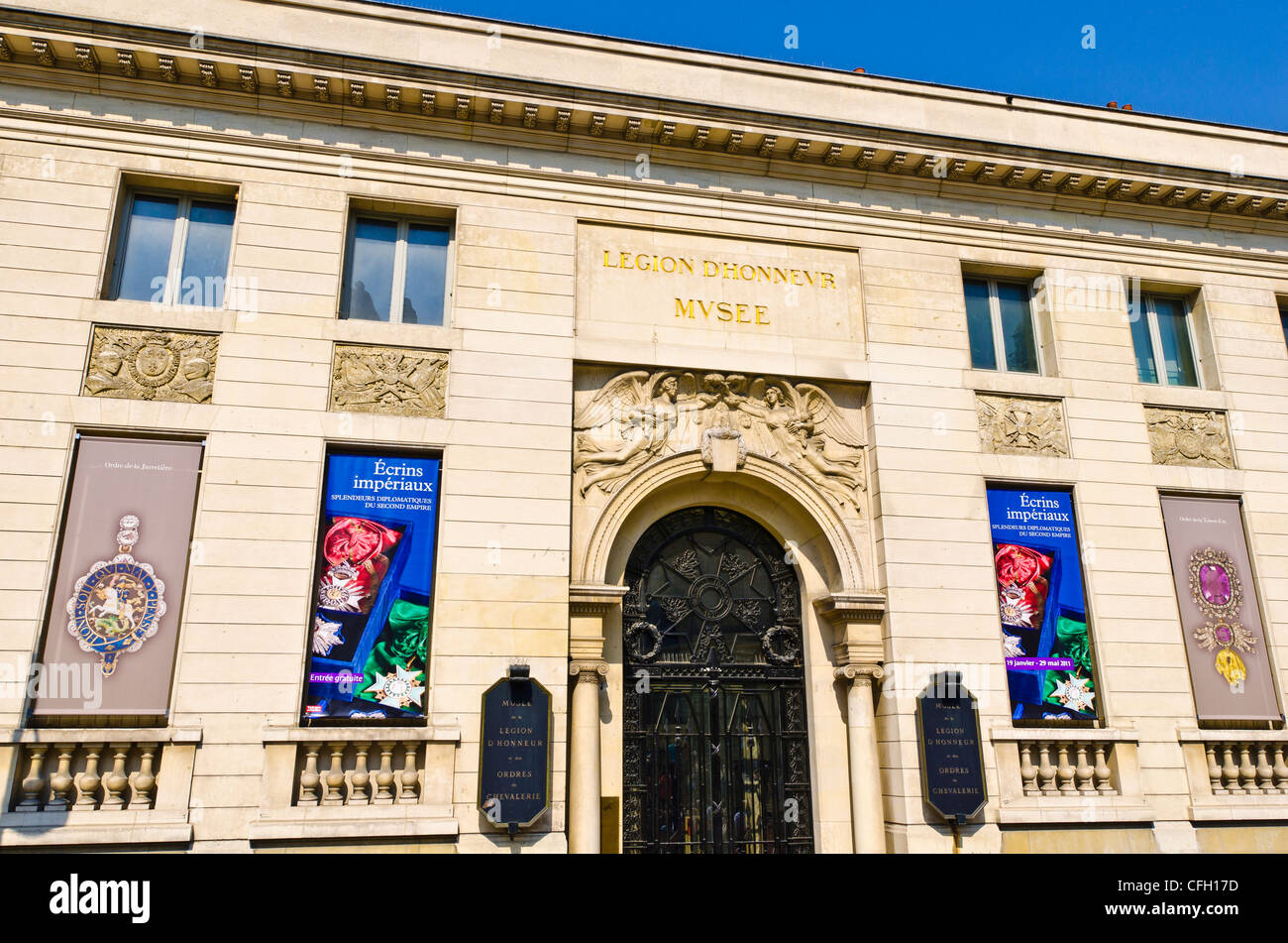 Musée De La Légion d ' Honneur, Paris, Frankreich Stockfoto