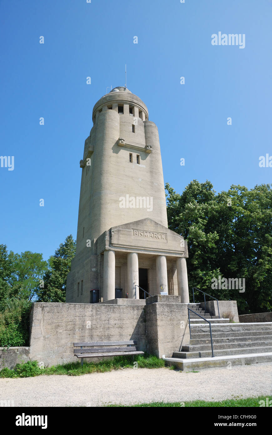 Bismarckturm in Konstanz. Stockfoto