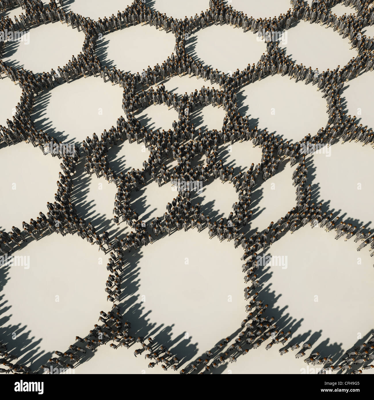 soziales Netzwerk Stockfoto