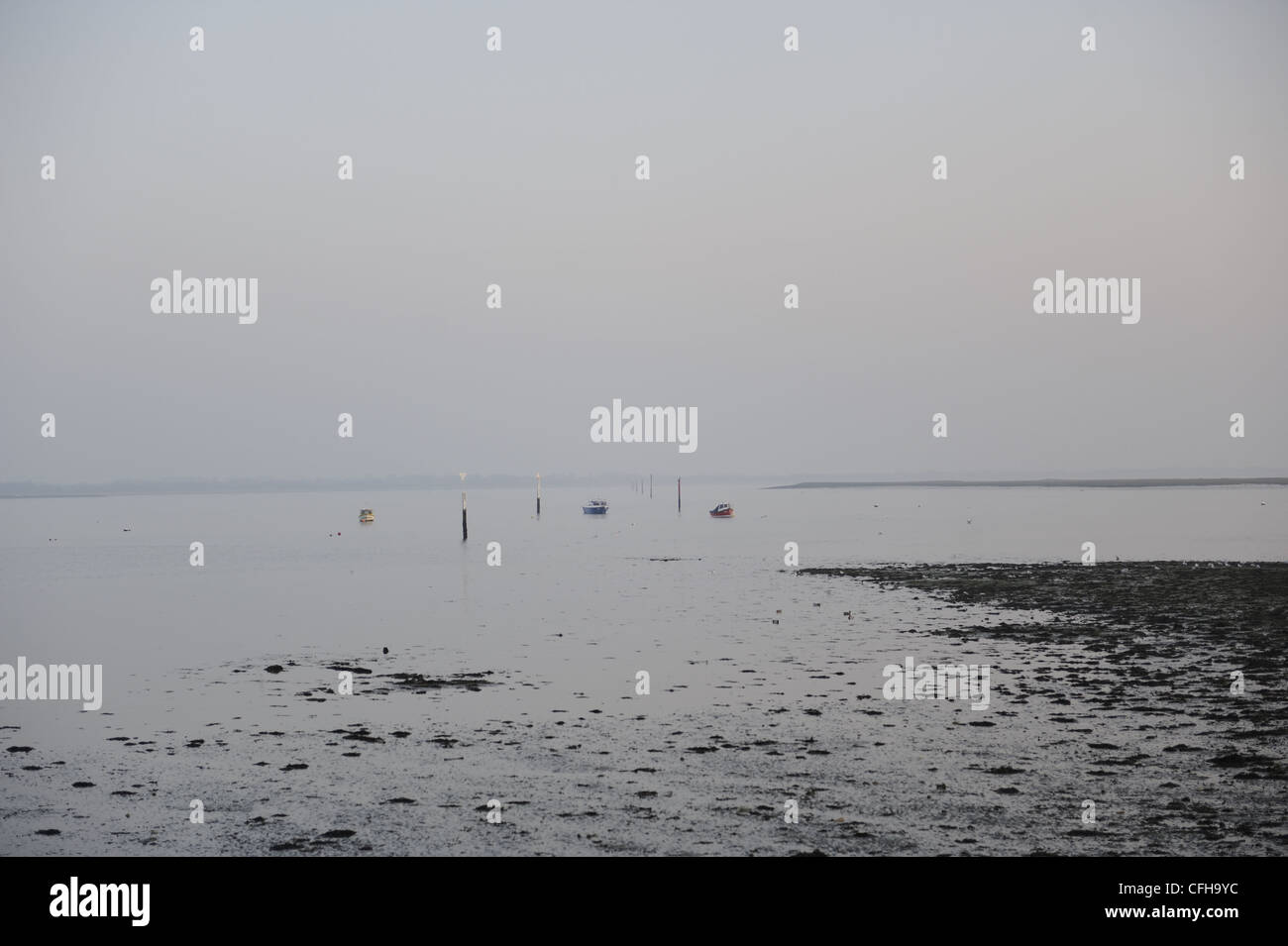 Langstone Harbour Stockfoto