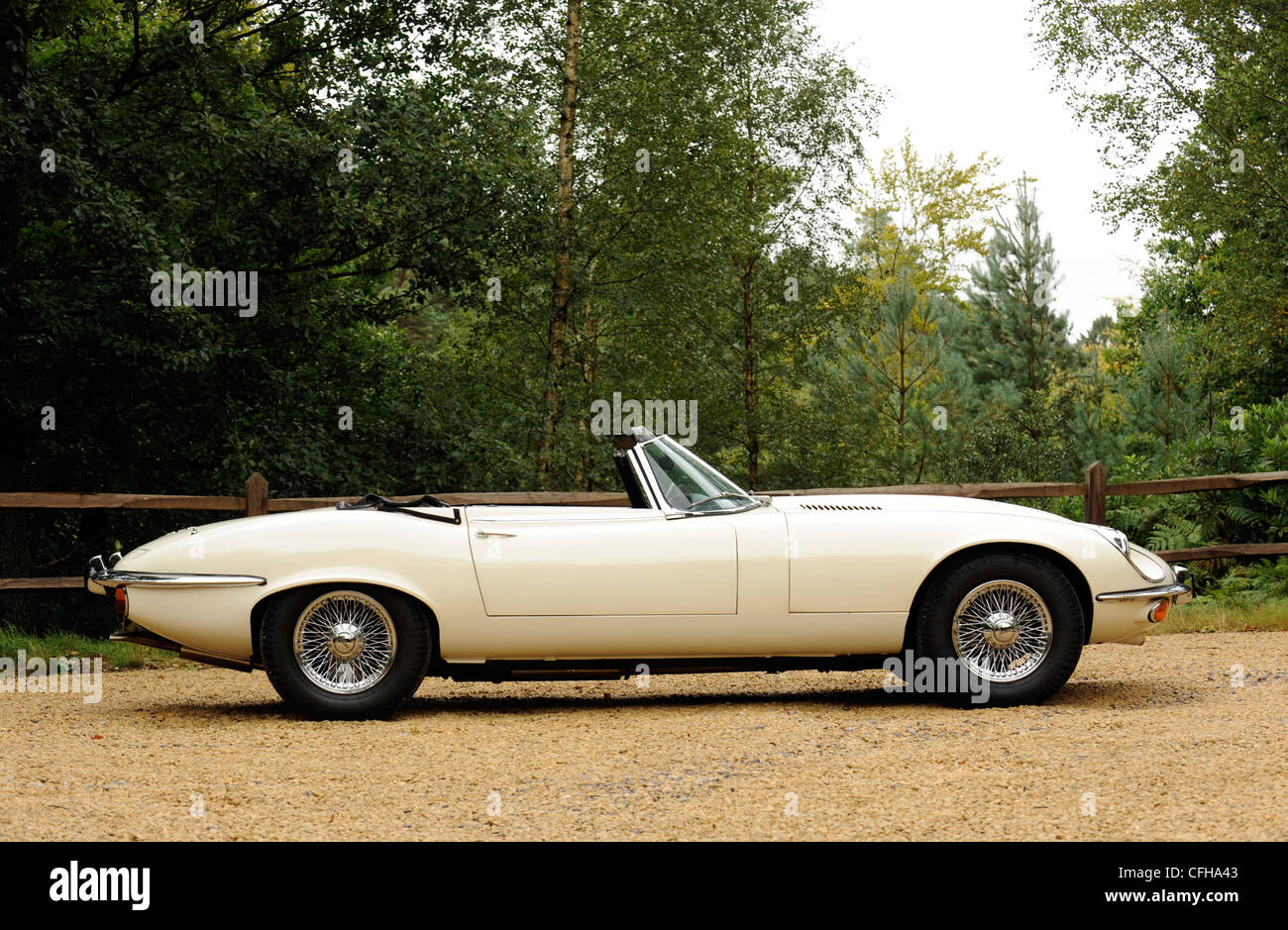 1974 Jaguar E-Type Serie 3 Stockfoto